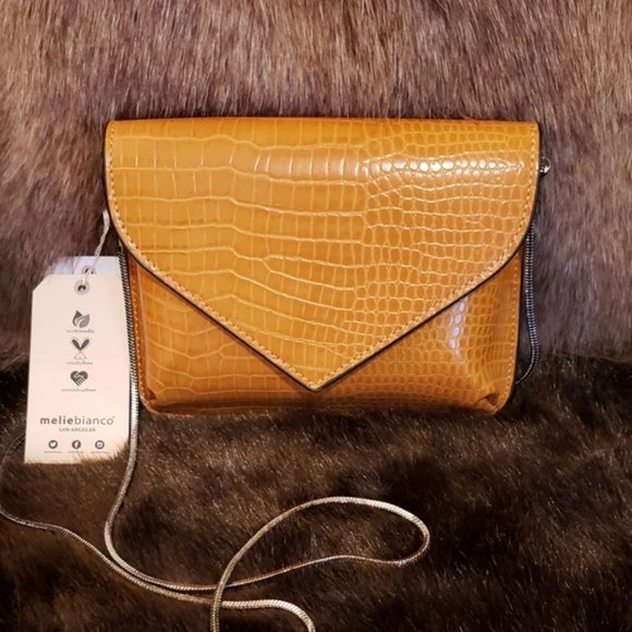 Melie Bianco Handbags - Stylish croc crossbody